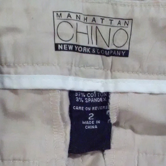 Manhattan Chino NY&CO women's shorts size 2 - Picture 4 of 4